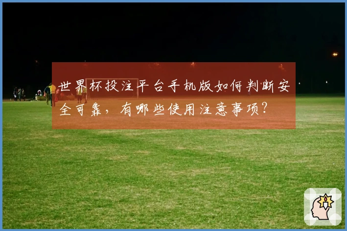 世界杯投注平台手机版如何判断安全可靠，有哪些使用注意事项？